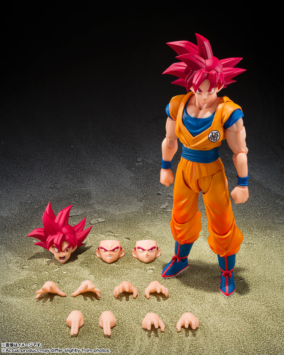 S.H.Figuarts Super Saiyan God Son Goku