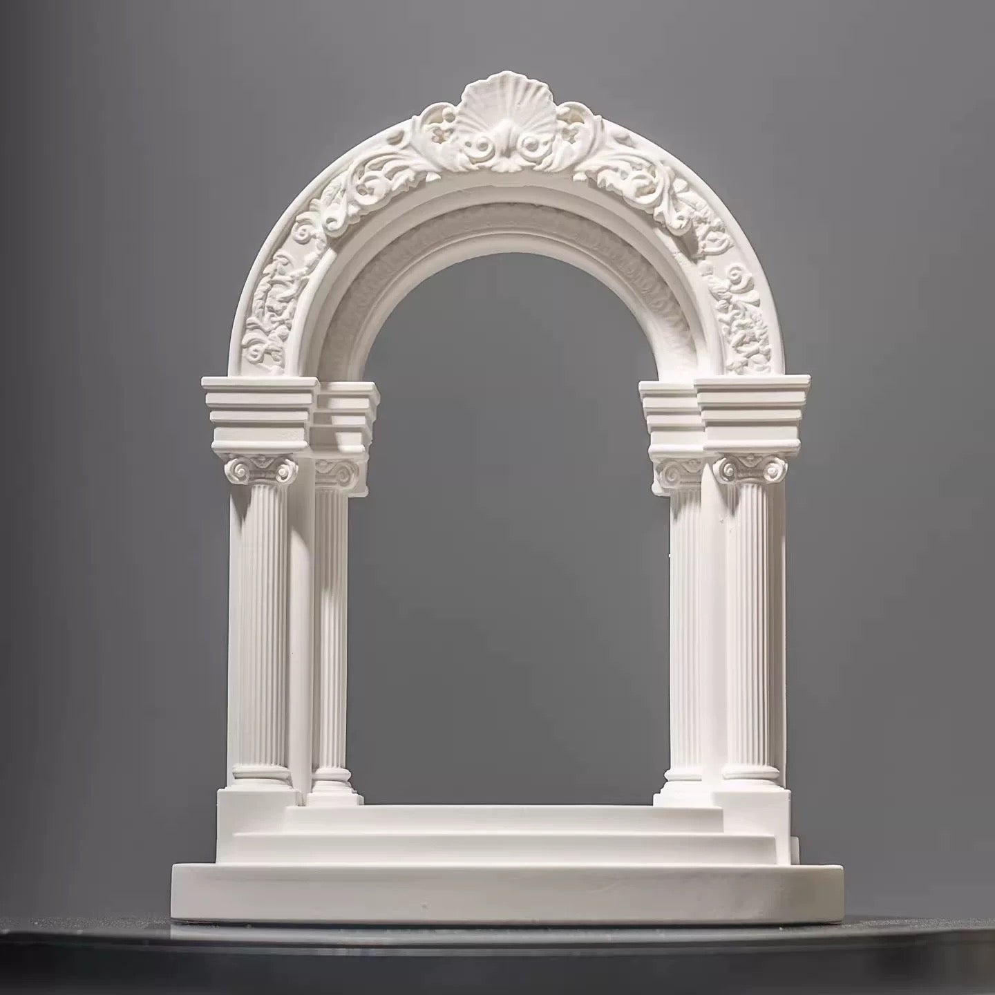Elegant white Relief Arch